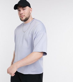 Синяя oversized-футболка от комплекта ASOS DESIGN Plus-Фиолетовый