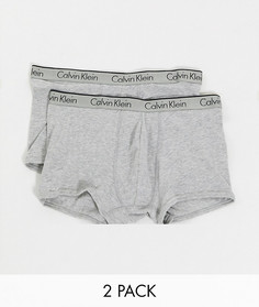Комплект из 2 пар серых боксеров-брифов Calvin Klein-Серый