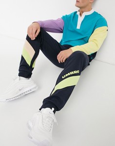 Сине-зеленые джоггеры Umbro Sector-Темно-синий