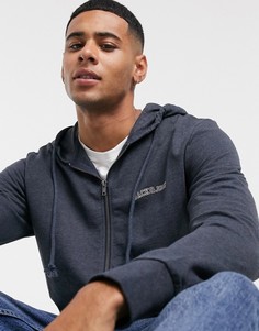 Худи от комплекта на молнии Jack & Jones Originals-Темно-синий