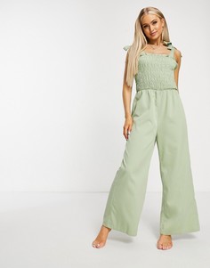 Пляжный комбинезон Cecily Fashion Union-Зеленый