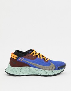 Кроссовки винного цвета для бега по пересеченной местности Nike Running Air Zoom Pegasus-Красный