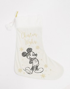 Носок для новогодних подарков с Микки Маусом Disney-Кремовый