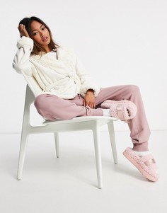 Двусторонний халат кремового цвета UGG Portola-Кремовый