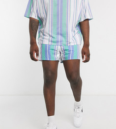 Короткие шорты для плавания от комплекта ASOS DESIGN Plus-Мульти