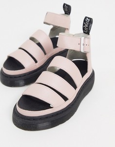 Розовые сандалии Dr Martens-Розовый