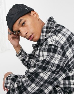 Черная нейлоновая шапка ASOS DESIGN-Черный