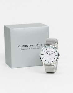 Серебристые часы Christin Lars-Серебряный