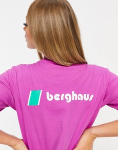 Фиолетовая футболка с логотипами Berghaus-Фиолетовый