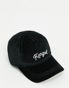 Черная бейсболка с контрастной отстрочкой Kangol-Черный