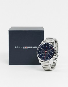 Серебристые наручные часы Tommy Hilfiger 1791788-Серебряный