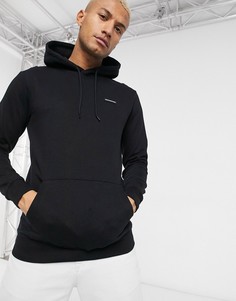Черные джоггеры с резиновым логотипом Good For Nothing essentials-Черный