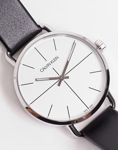 Часы с серебристым циферблатом Calvin Klein-Серебряный