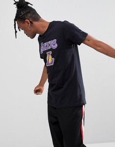 Черная футболка New Era NBA LA Lakers-Черный