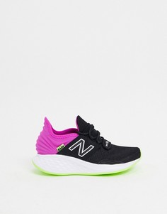 Черно-розовые кроссовки New Balance Running Fresh Foam Roav-Черный