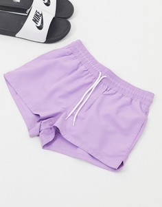 Фиолетовые короткие шорты для плавания ASOS DESIGN-Мульти