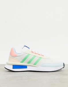 Кроссовки с белой отделкой adidas Originals retroset-Белый