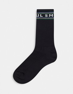 Черные носки с логотипом Paul Smith-Черный