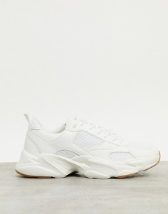 Белые кроссовки на массивной подошве Cotton On joel-Белый Cotton:On