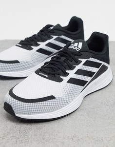 Черно-белые кроссовки adidas Running Duramo SL-Черный