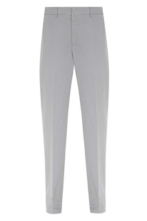 Серые брюки из хлопка Loro Piana