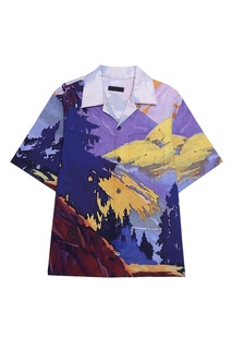 Хлопковая рубашка Prada