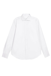 Белая рубашка из хлопка Brioni