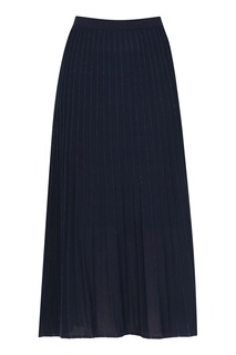 Темно-синяя трикотажная юбка Marina Rinaldi