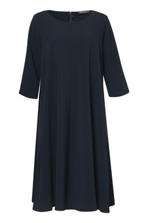 Темно-синее миди-платье Marina Rinaldi