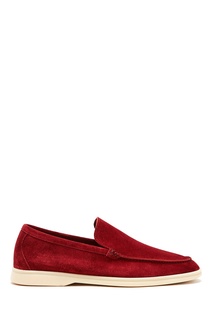 Лоферы бордового цвета Summer Walk Loro Piana