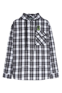 Белая клетчатая рубашка Off White