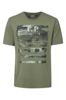 Футболка цвета хаки C.P. Company