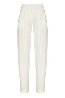Белые брюки Emporio Armani
