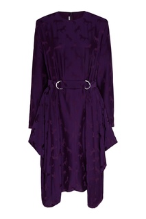 Фиолетовое платье из жаккарда Stella Mc Cartney