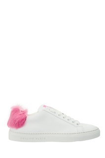 Кроссовки с розовым мехом Philipp Plein