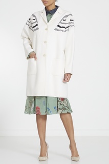 Пальто с изображением совы Valentino