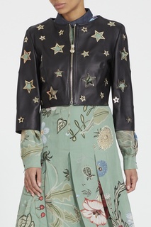 Кожаная куртка с люверсами Philipp Plein