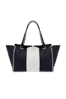 Синяя сумка с контрастной отделкой Valentino