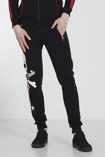 Черные трикотажные брюки Philipp Plein
