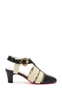 Черно-белые слингбэки с декором Gucci