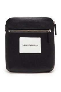 Сумка-кроссбоди с фирменной нашивкой Emporio Armani