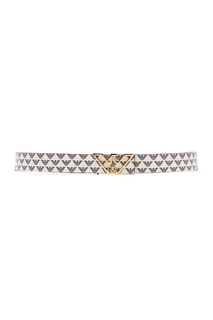 Широкий ремень с логотипами Emporio Armani