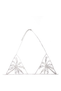 Металлическое ожерелье с кристаллами Ermanno Scervino