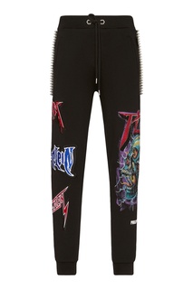 Черные джоггеры с шипами Philipp Plein