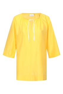 Желтая блуза из хлопка Marina Rinaldi