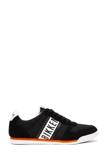Черные кожаные кроссовки Bikkembergs