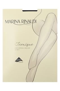 Черные колготки с кружевом Marina Rinaldi
