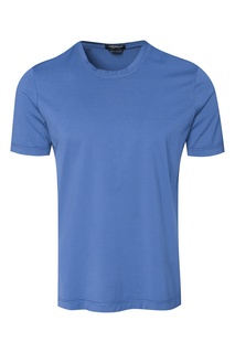 Синяя футболка из хлопка Capobianco