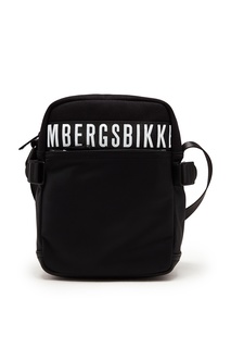 Мужская черно–белая сумка Bikkembergs