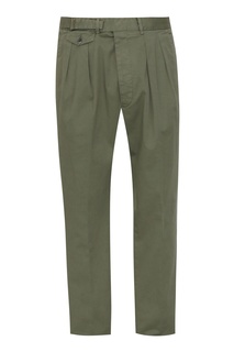 Брюки цвета хаки Lardini